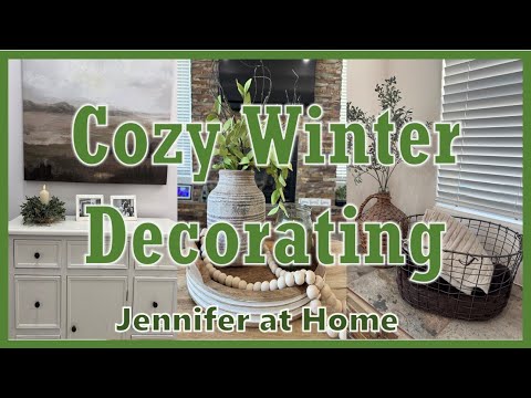 COZY WINTER DECORATING #cozy #cozyhome #homedecorating #winterdecor #neutrals  #neutralhomedecor