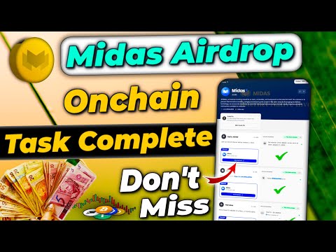 Midas airdrop | Midas airdrop Onchain task complete | Midas airdrop guild task | Midas