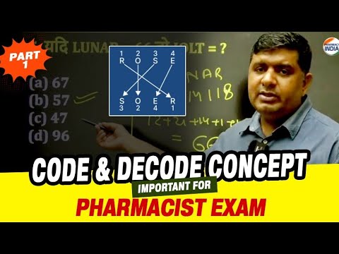 Code & Decode Concept | Non - Pharma | Important For RRB Pharmacist Exam #rrbpharmacist