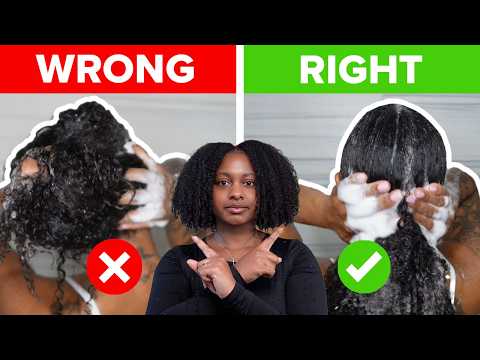 YOU'RE NOT WASHING YOUR HAIR PROPERLY! SUPER DETAILED How to + Mistakes to AVOID in Wash Day Routine