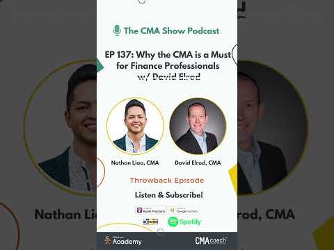 EP 137: Why the CMA is a Must for Finance Professionals w/ David Elrod (Throwback)