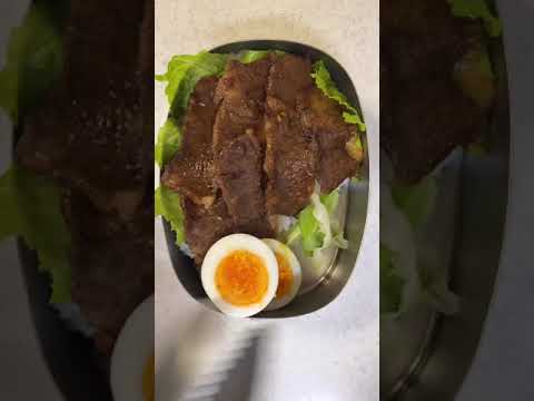 『お弁当の詰め方』焼肉丼