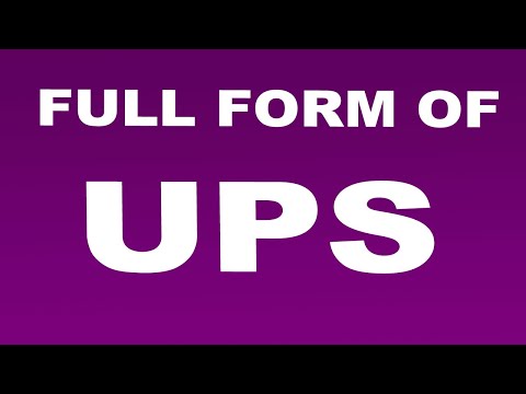 Full Form of UPS | What is UPS Full Form | UPS Abbreviation