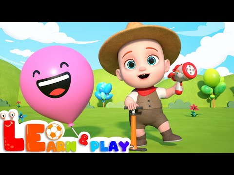 Leo plays with colorful balloons | Cartoon for kids | Learn & Play with Leo