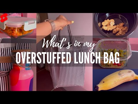 What's in my OVERSTUFFED LUNCH BAG 👜 #shorts