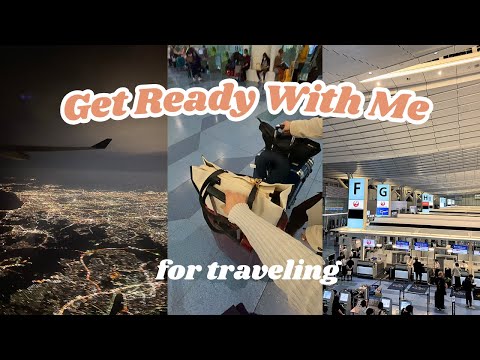 【GRWM for Traveling】Travel to overseas for the first time in 4yrs / packing, get my hair done