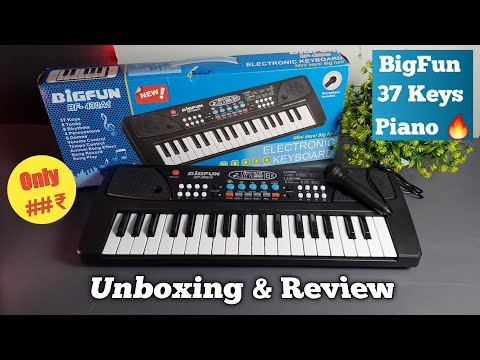 BigFun 37 Keyboard Piano 🔥 | Best Piano Unboxing & Review | Hindi 2021