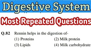 digestive system mcq || human physiology mcq || most repeated questions (26)