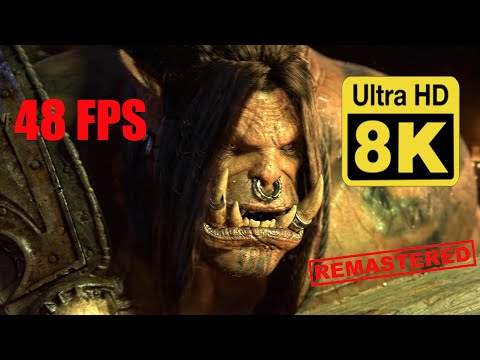 World of Warcraft: Warlords of Draenor Cinematic 8K 48 PFS (Remastered with Neural Network AI)