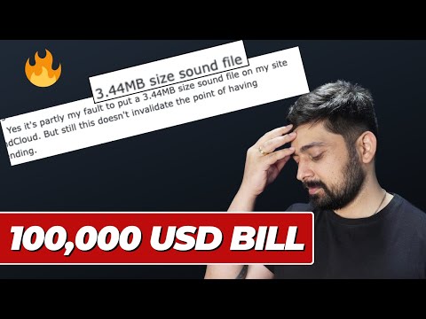 3 MB audio file gave 100000 USD bill