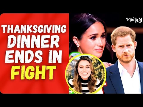 Meghan Markle 'Enjoys' Thanksgiving AFTER Prince Harry Leaves!