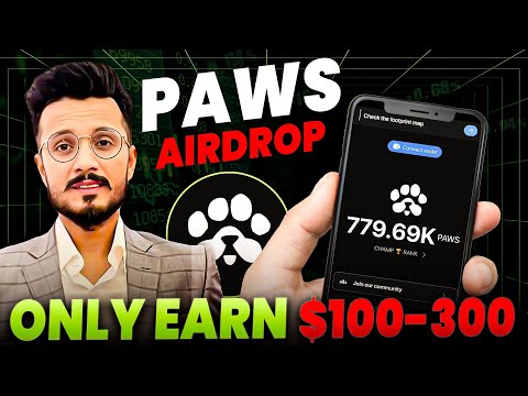 Pasw Airdrop Earn $100-300 only || Paws Airdrop || Telegram New Airdrop Earn $300