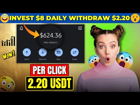 INVEST $8 DAILY WITHDRAW $2.20 (🔥PROOF) : (DO NOT MISS❌) USDT MINING WEBSITE 🚀 HIGH PROFIT WEBSITE 🎁