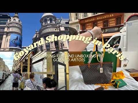 Goyard Shopping in Paris | Unboxing Goyard Artois and Card Holder