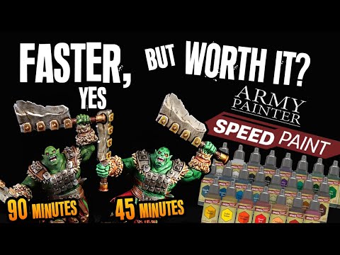 Cranking up the SPEED! 🎨  SpeedPaint from Army Painter (Mini Painting)