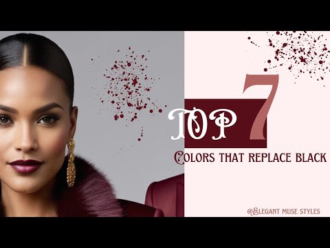 Colors that Replace Black