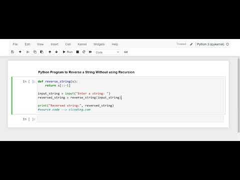 Day 69: Python Program to Reverse a String Without using Recursion