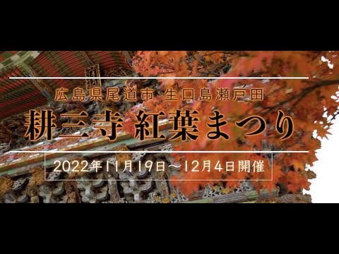 耕三寺「紅葉まつり」（2022年）