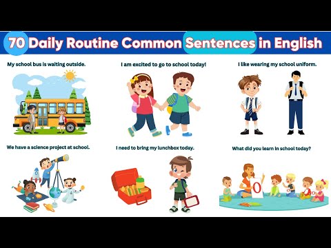 70 simple english sentences for  kids | english speaking practice | Daily use English sentences