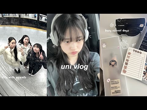 uni life vlog: organizing my closet, hanging with friends, busy school days, city eats, ikea builds