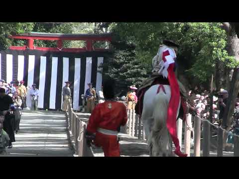 令和5年鶴岡八幡宮例大祭流鏑馬神事、31世宗家嫡孫・小笠原清眞さん布引