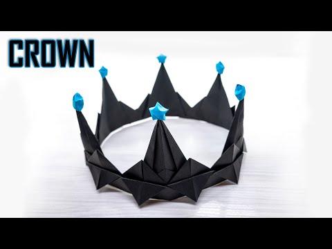 DIY WITCH CROWN - Easy Origami Craft Tutorial