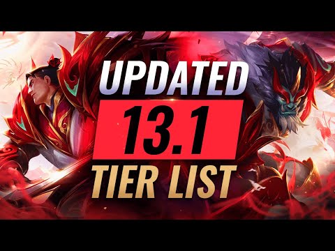 UPDATED TIER List For Patch 13.1: RAMMUS Hotfix & More - League of Legends