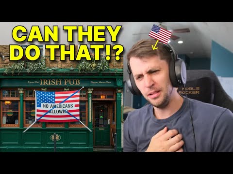 American reacts to European Restaraunt BANS Loud American tourists