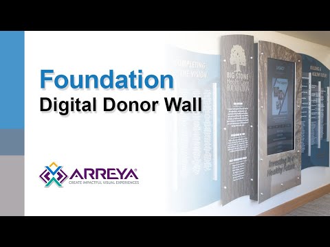 Custom Digital Donor Wall