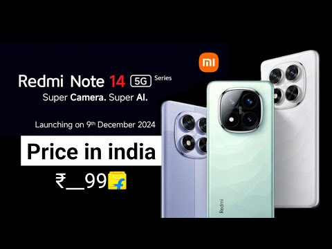 Redmi Note 14 5G Series Price India | Redmi Note 14 Pro Plus Price in India