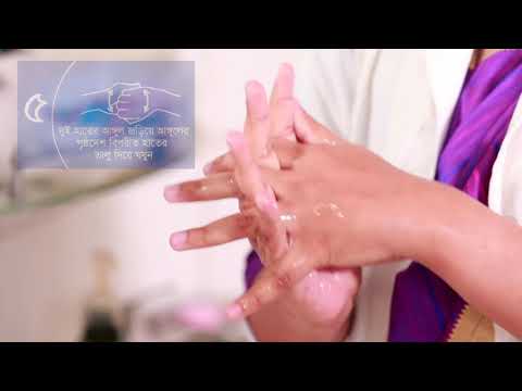 Disinfecting Hands with Hand Sanitizer