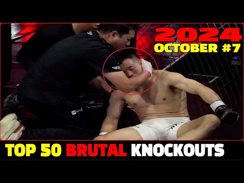 Top 50 Savege Knockouts October 2024 #7 (MMA•Muay Thai•Boxing•Kun khmer)