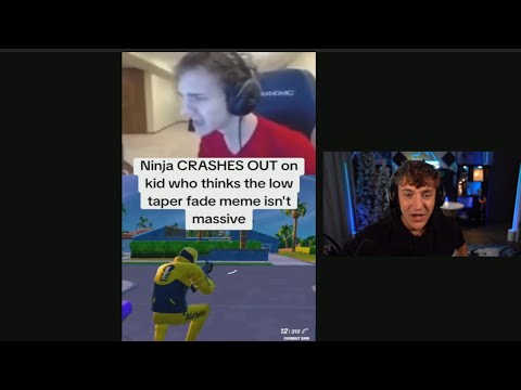 Ninja Reacts To The Ultimate Low Taper Fade Meme Compilation! (It's Still Massive)