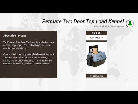 Petmate Two Door Top Load Kennel