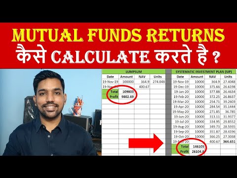 Mutual Funds Returns Calculator | SIP vs Lumpsum Calculation (Hindi)