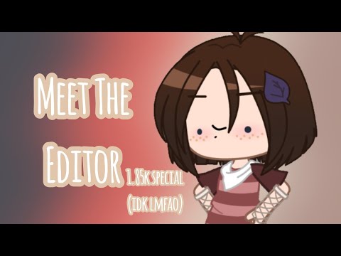 Meet The Editor! - Meme - 1.85k Special I guess?