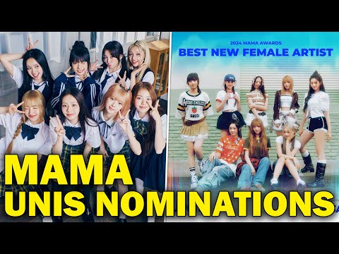 UNIS is nominated in 3 categories for the 2024 MAMA Awards