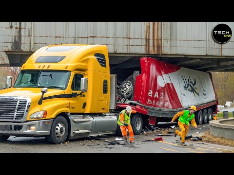 Dangerous Idiots Fastest Truck & Heavy Equipment Fails | Extreme Truck Idiots at Work #24