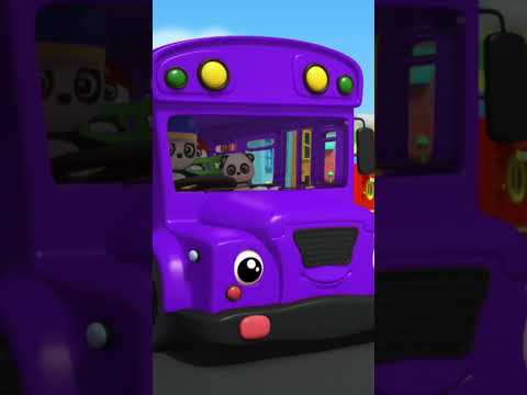 Wheels on the Bus #shorts #nurseryrhyme #trending #cartoon #viral #kidsmusic