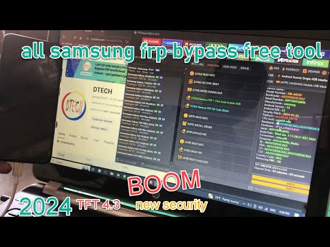 [Boom] samsung frp bypass 2024 | all samsung frp bypass free tool | adb fail android 11/12 /13 /14