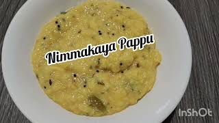 Easy and quick🤩 Moong Dal Recipes (Lemon Dal) Nimmakaya Pappu 🍋 |Indian Recipe|Canada 🇨🇦|