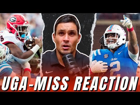 Georgia-Ole Miss REACTION: Rebs DOMINATE Dawgs | College Football Week 11