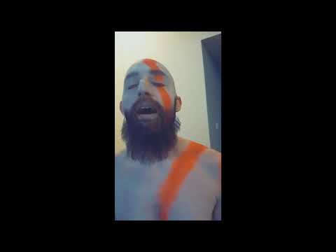 God of War Kratos singing