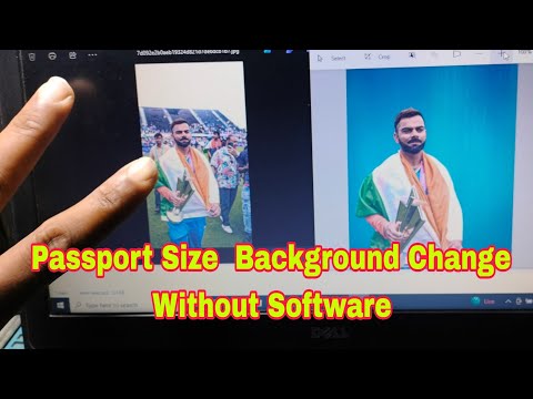 How to Change Background Colour in Passport Size Photo in Android Mobile Phones And Laptop Pc