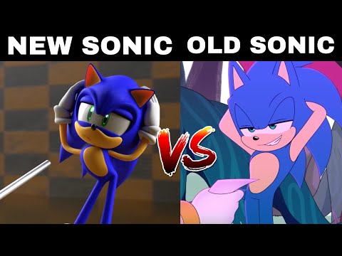 Zero Two Dodging meme  |  New Sonic VS Old Sonic