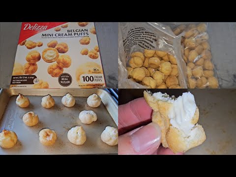 Costco Sale Item Review Delizza Belgian Mini Cream Puffs Taste Test