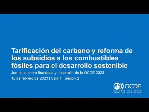 Jornadas sobre Fiscalidad y Desarrollo de la OCDE 2023 (Día 2 Sala 1 Sesión 2): Tarificación