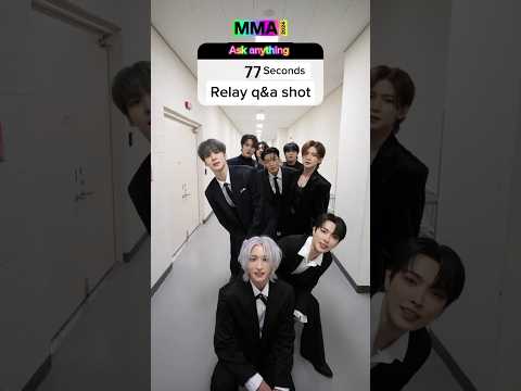 [ENG] MMA2024 relay q&a shot #ateez #에이티즈 #shorts