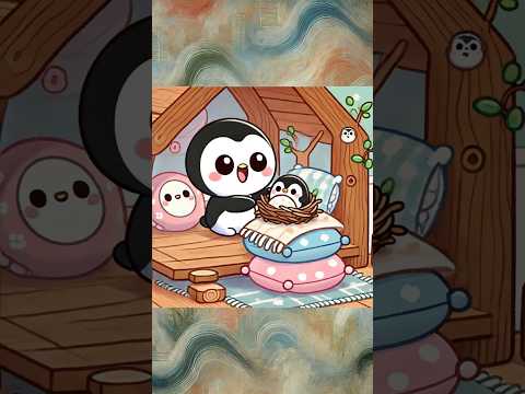 Story Melody: Penguin’s Treehouse Joy #shortanimation #story #adorable #animalstories #penguin #cute