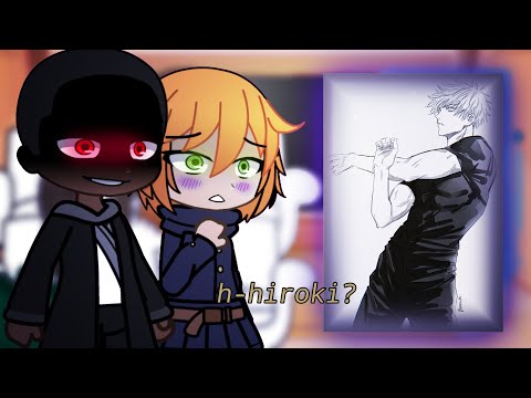 Kokujin no tenkousei react/reagindo a hiroki as satoru gojo - gacha club ntr -